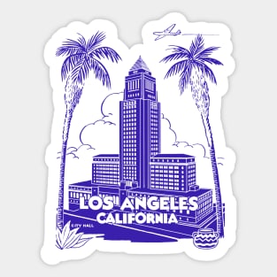 1935 Los Angeles City Hall Sticker